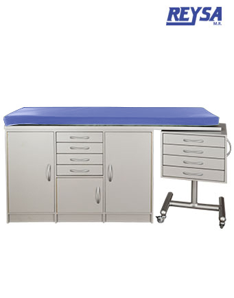 Mueble para instrumental con colchoneta